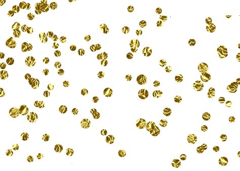 Gold Confetti Border Png Transparent Background Gold Confetti Png