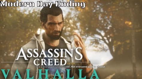 Assassins Creed Valhalla Modern Day Ending Ps4 Youtube