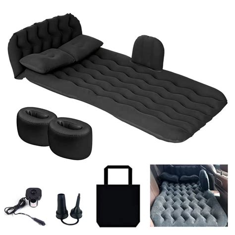 Buy Dsmtousa Car Air Mattress Camping Bed Inflatable Head Guard Thickened Backseat Air Mattress