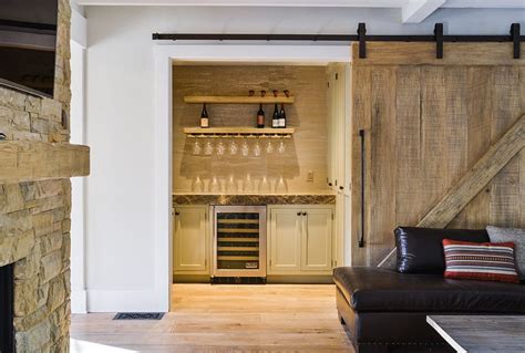 Make this sliding barn door bar with readily available tools and materials. 25 Ingenious Living Rooms That Showcase the Beauty of ...