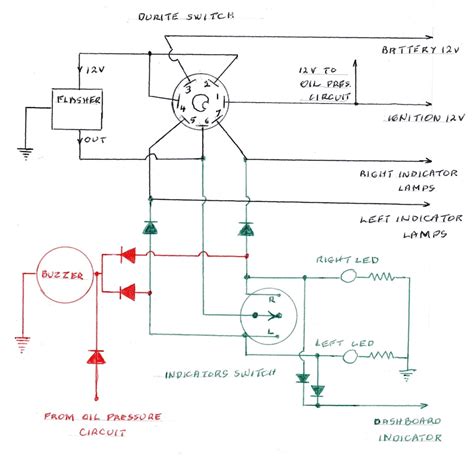 Hazard Light Switch Diagram Hazard And Turn Signal Wiring Gt