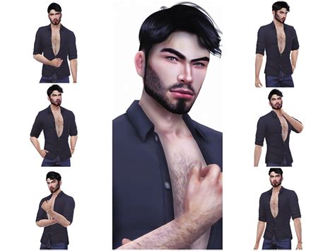 Male Model Pose Pack Sims 4 Men Clothing Sims 4 Model