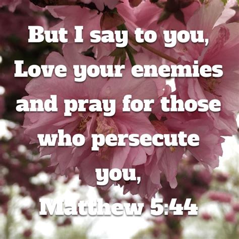 Matthew 544 But I Say To You Love Your Enemies And Pray For Those Who