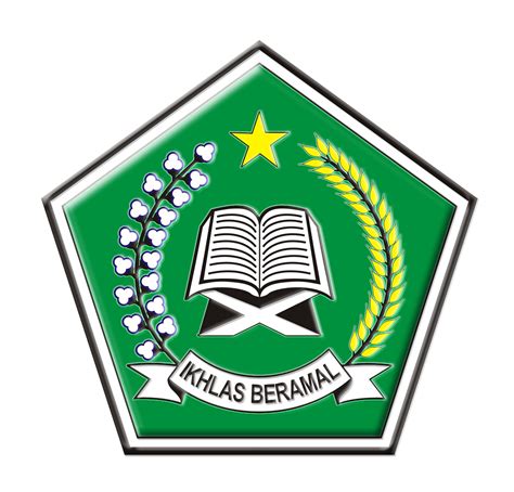 Logo Kementerian Agama  Png Corel 3d Dan Hitam Putih Kutokarin