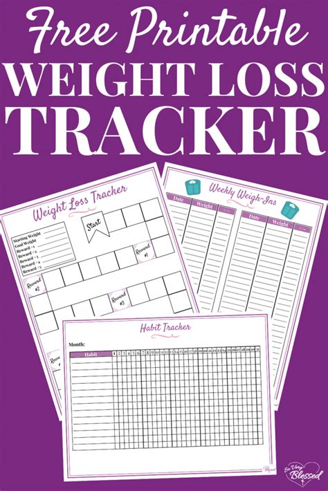 People usually upload the printables on free planner stocks and health forum websites. Free Printable Weight Loss Tracker {Plus Habit Tracker ...