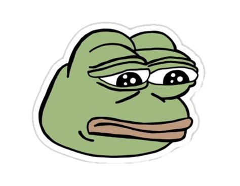 Sad Pepe The Frog Meme PNG Pic PNG Mart