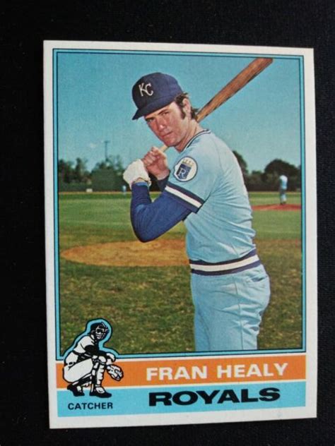 1976 Topps Baseball Card 394 Fran Healy Kansas City Royals Ebay