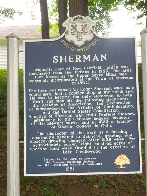 Sherman Historical Marker Landmarks And Historical Buildings 10 Route