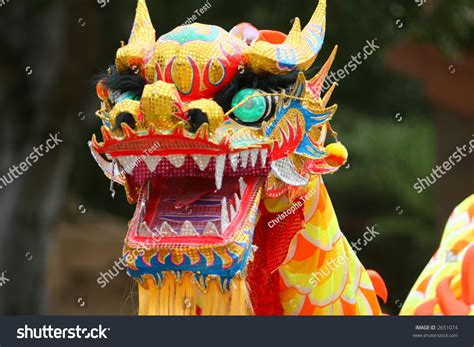 Dancing Dragon In Chinese New Year Festival Stock Photo 2651074