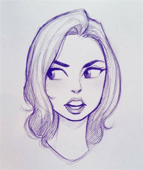 Como Dibujar Una Cara En Dibujos A Lapiz Rostros Bocetos Dibujos