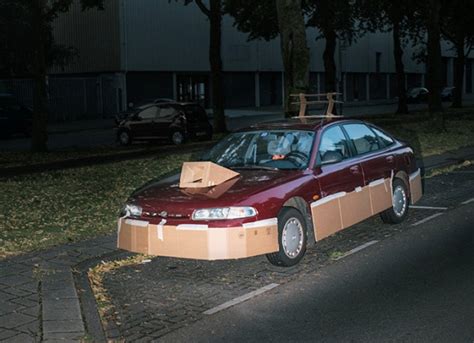 Artist Upgrades Cars With Cardboard Comedy Galleries Paste