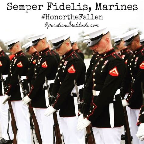 Honour Our Fallen Marines Marine Corps Men Dress