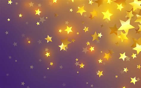Golden Stars Purple Background Design 4k Hd Preview