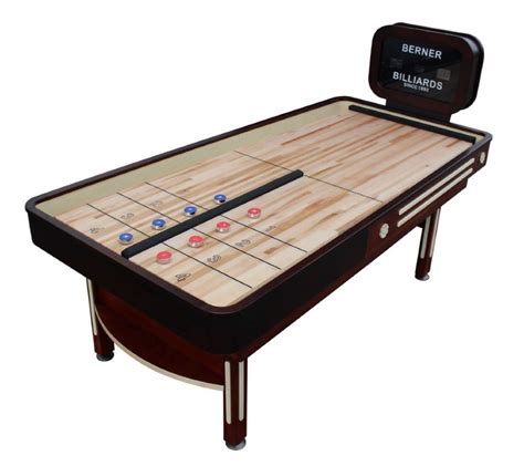 Rebound Shuffleboard Table Limited Edition With Electronic Scoreboard