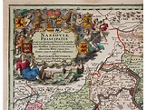 Nassoviae Principatus Old Map Principality Nassau Seutter | Mapandmaps