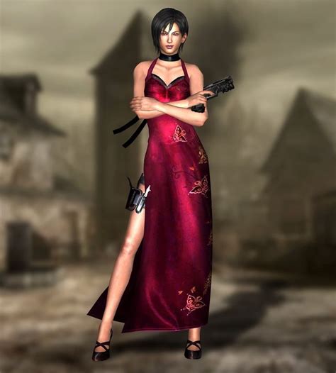 Ada Wongred Dress Resident Evil 4 Uhd By Xxkammyxx Ada Wong