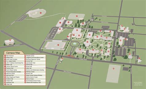 Newberry College Campus Map