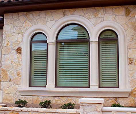 Shutters A Perfect Fit For Large Arched Windows