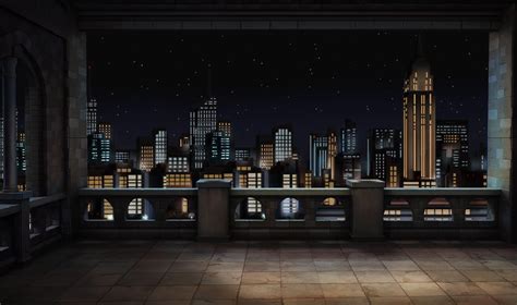 Aesthetic Anime Rooftop Background Night Largest Wallpaper Portal