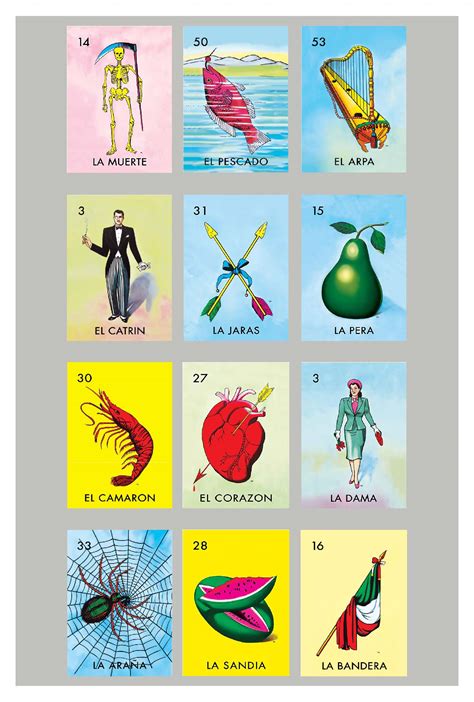 Some sites enable you to print a free printable, others don't. 9 Best Images of Mexican Bingo Cards Free Printable ...