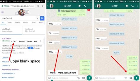 How To Send Empty Blank Messages On Whatsapp Facebook And Instagram