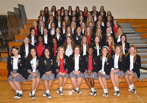 Saa Seniors Inducted Into National Honor Society