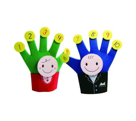Ten Little Fingers Nursery Rhymes Hand Puppet Set Makro