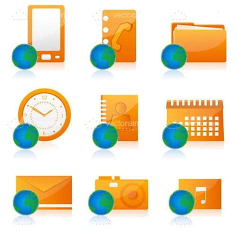 Office Icon Set Eps Vector Uidownload
