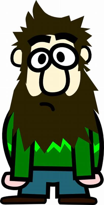 Beard Cartoon Guy Hairy Clip Cartoons Fat