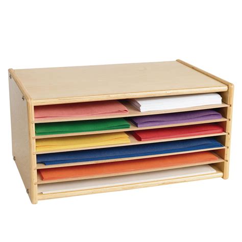 Colorations Wooden Organizer For Paper Storage Item Cpstore