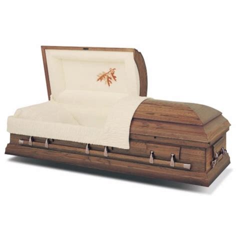 autumn oak hardwood casket coffin compare the coffin uk