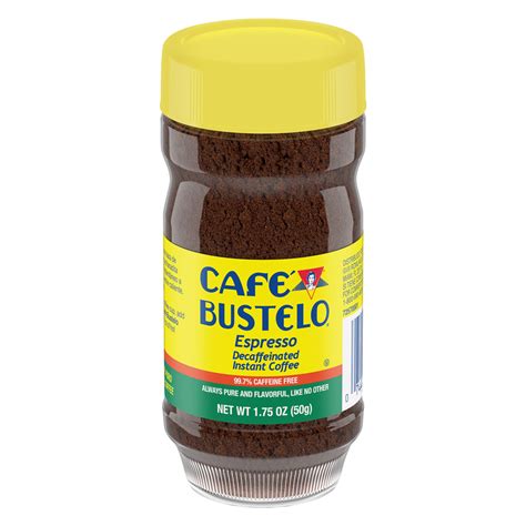 Does caffeine leave you feeling a bit jittery? Instant Espresso Coffee Decaf |Café Bustelo