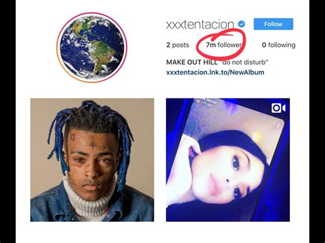 7 Million Instagram Followers 🤓🖤 Cloutgod Xxxtentacion