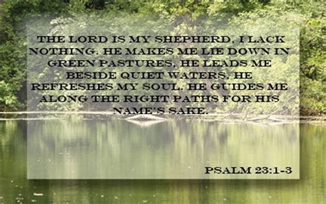 Verse Of The Day Psalms 231 3 Kjv Highland Park Baptist Church