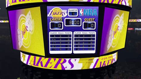 Nba 2k16 Los Angeles Lakers Player Introduction Youtube
