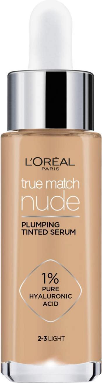 L Oréal Paris True Match Nude Plumping Tinted Serum 2 3 Light Pris