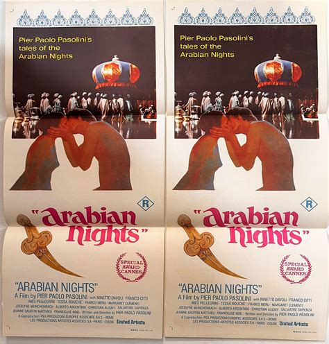 lot arabian nights 1974 united artists starring ninetto davoli franco citti and franco merli