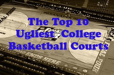 It might take some getting used to at first, but it's different from anything else in college hoops. College Basketball: The 10 ugliest courts - The Purple Quill