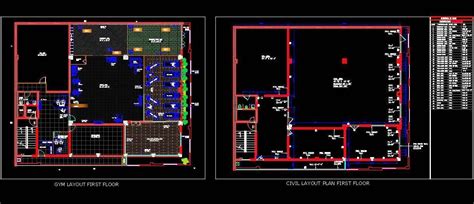 Gym Layout Plan Dwg Drawing Detail Layout How To Plan