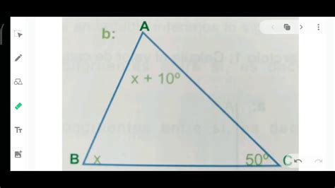Calcular El Valor De Los ángulos De Un Triángulo Youtube