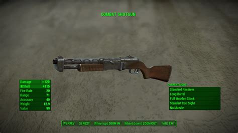 Combat Shotgun With Tube Magazine At Fallout 4 Nexus Mods And Community
