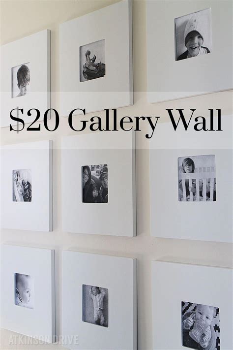 I made this 9-frame black and white gallery wall for less than $20 ...