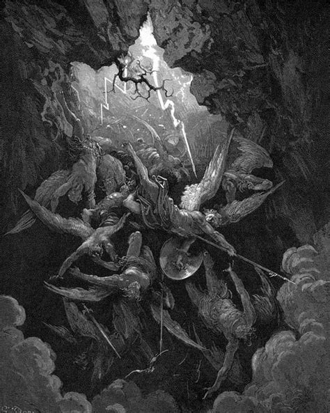 A Classic A Day The War In Heaven Gustave Dore Paul Gustave Doré