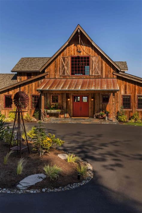 Rustic Barn House Designed As Forever Home In Oregons Wine Country