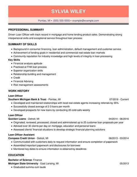 Professional Banking Resume Examples For 2023 Livecareer