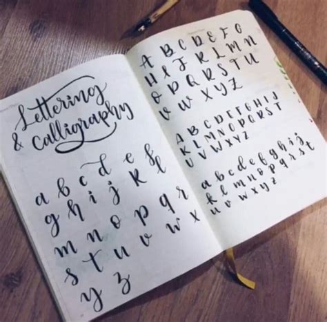 Hand Lettering Notes Calligraphy Mcgrathaine