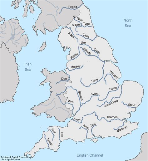 River Map Map Of Britain England Map Infographic Map