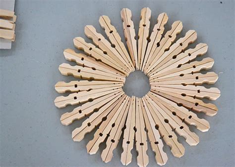 How To Make A Wood Clothespin Trivet Tutorial Factory Direct Craft Blog