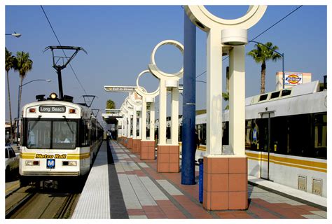 La Metro Pasadena Blue Line Light Rail Lacmta Los Angeles Pasadena