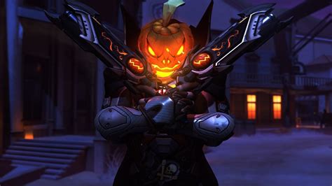 Reaper Pumpkin Overwatch Halloween Legendary Skin Showcase Youtube